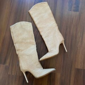 Maryana welt wild calf hair boots